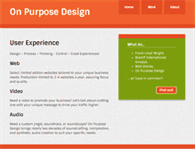 Tablet Screenshot of onpurposedesign.com